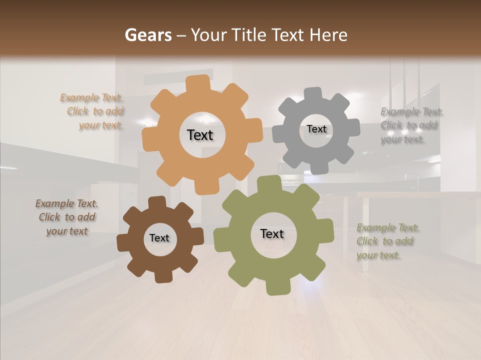 Expensive Decorated Electronics PowerPoint Template