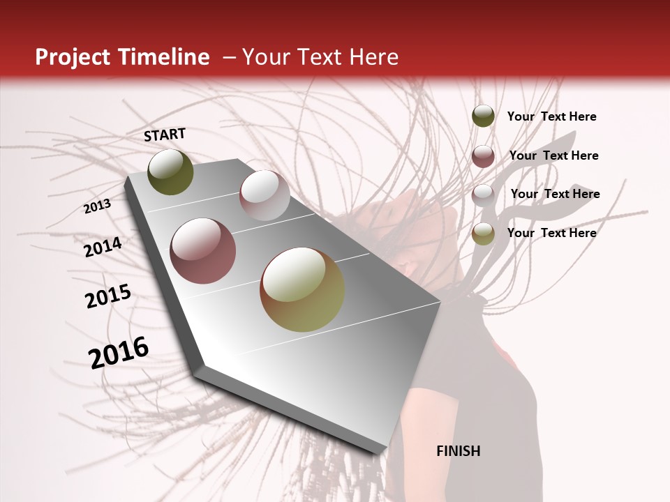 Woman Sensual Fun PowerPoint Template