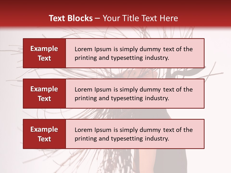 Woman Sensual Fun PowerPoint Template