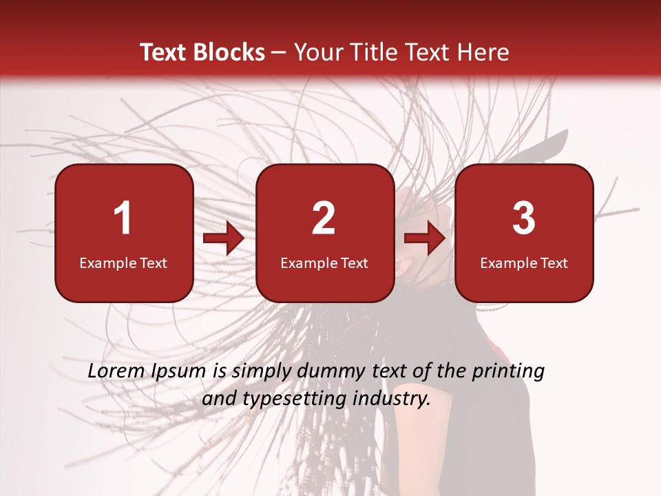 Woman Sensual Fun PowerPoint Template