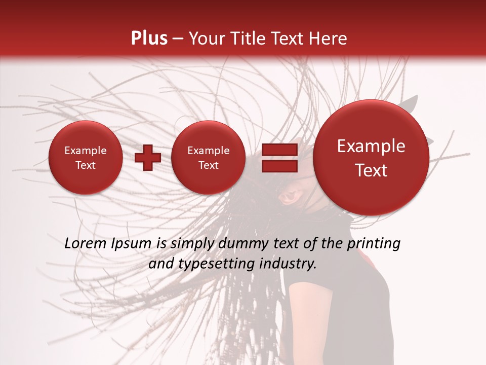 Woman Sensual Fun PowerPoint Template