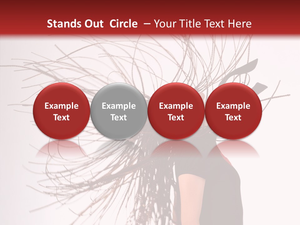 Woman Sensual Fun PowerPoint Template