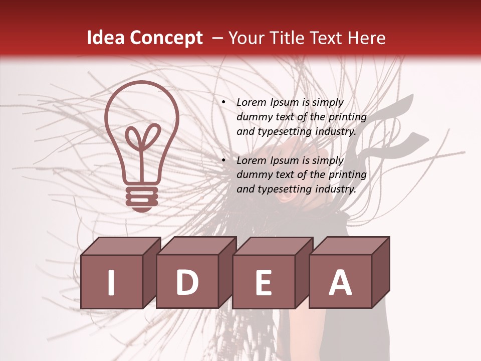 Woman Sensual Fun PowerPoint Template