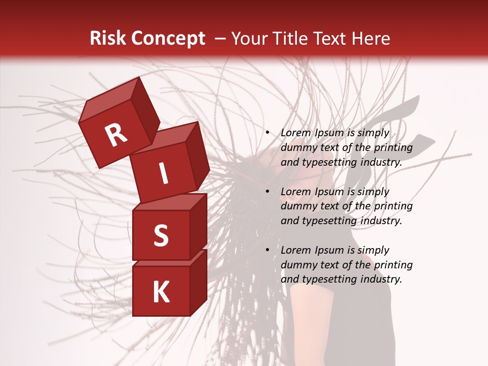 Woman Sensual Fun PowerPoint Template