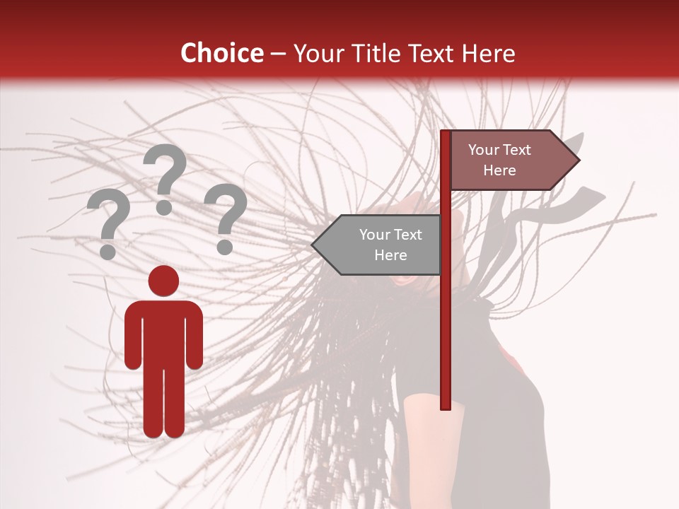 Woman Sensual Fun PowerPoint Template