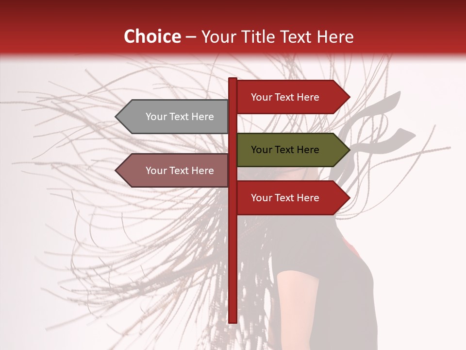 Woman Sensual Fun PowerPoint Template