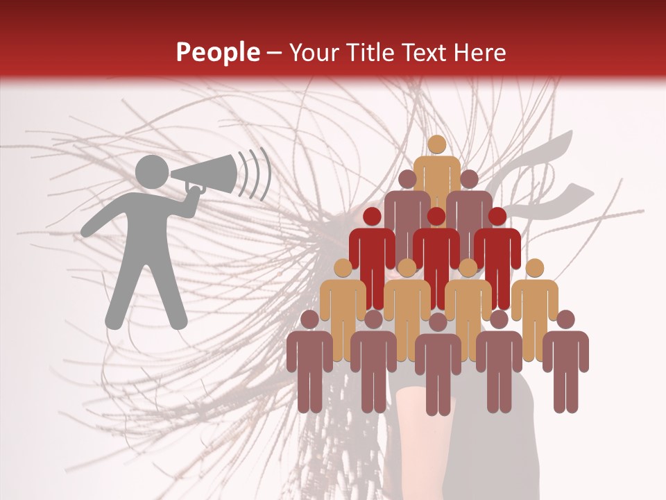 Woman Sensual Fun PowerPoint Template