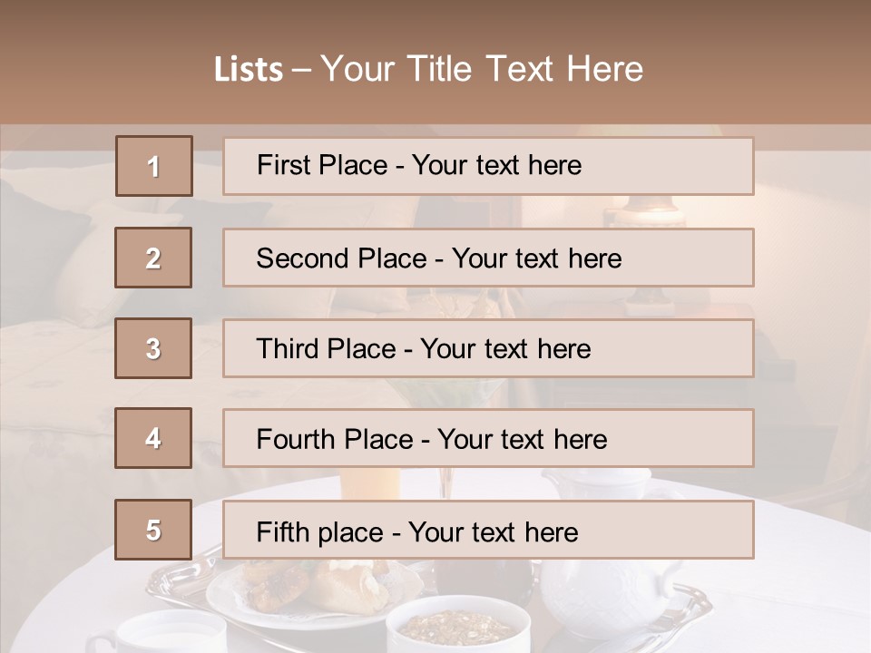 Room Milk Fresh PowerPoint Template