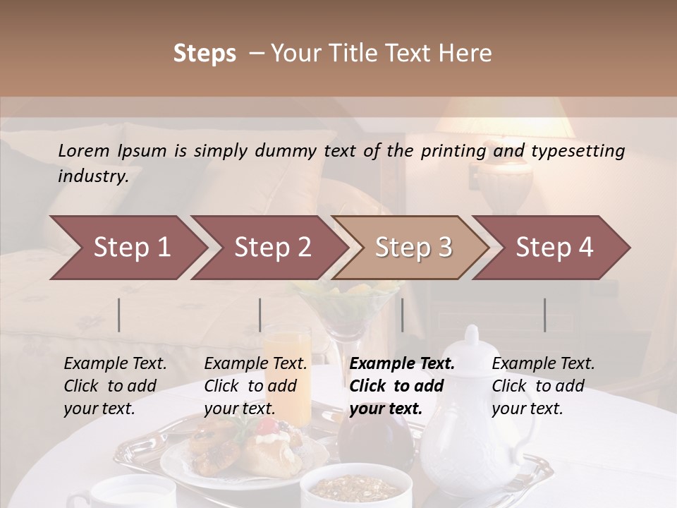 Room Milk Fresh PowerPoint Template
