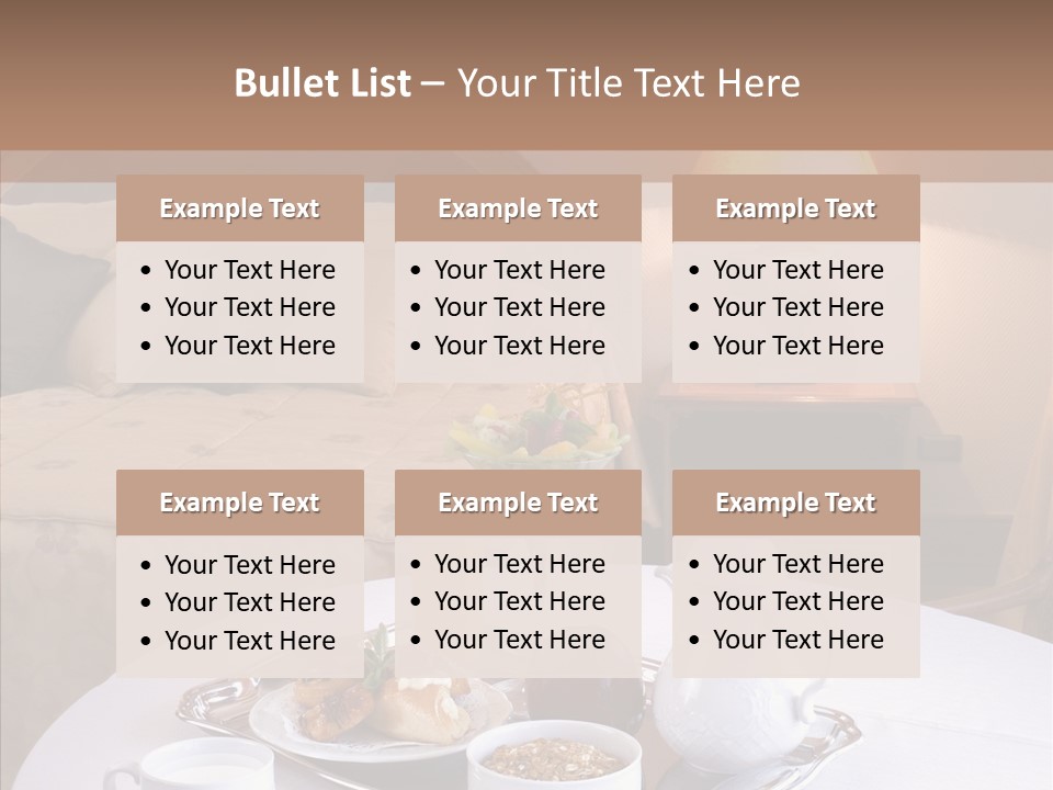 Room Milk Fresh PowerPoint Template