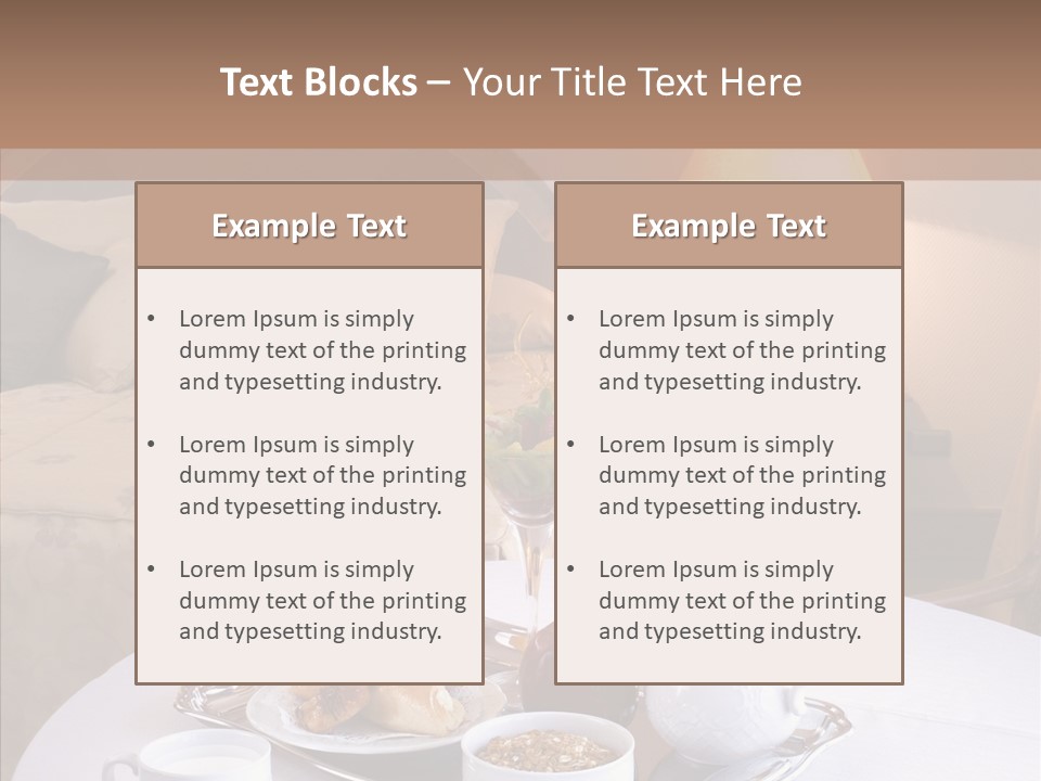 Room Milk Fresh PowerPoint Template