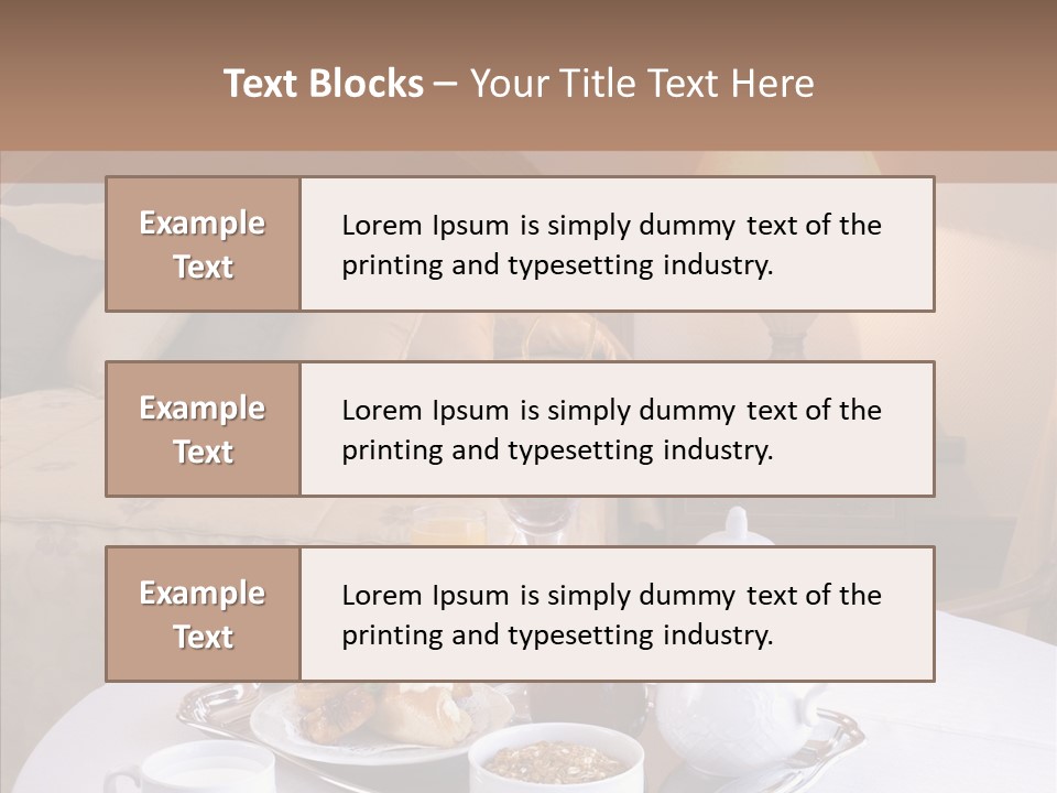 Room Milk Fresh PowerPoint Template