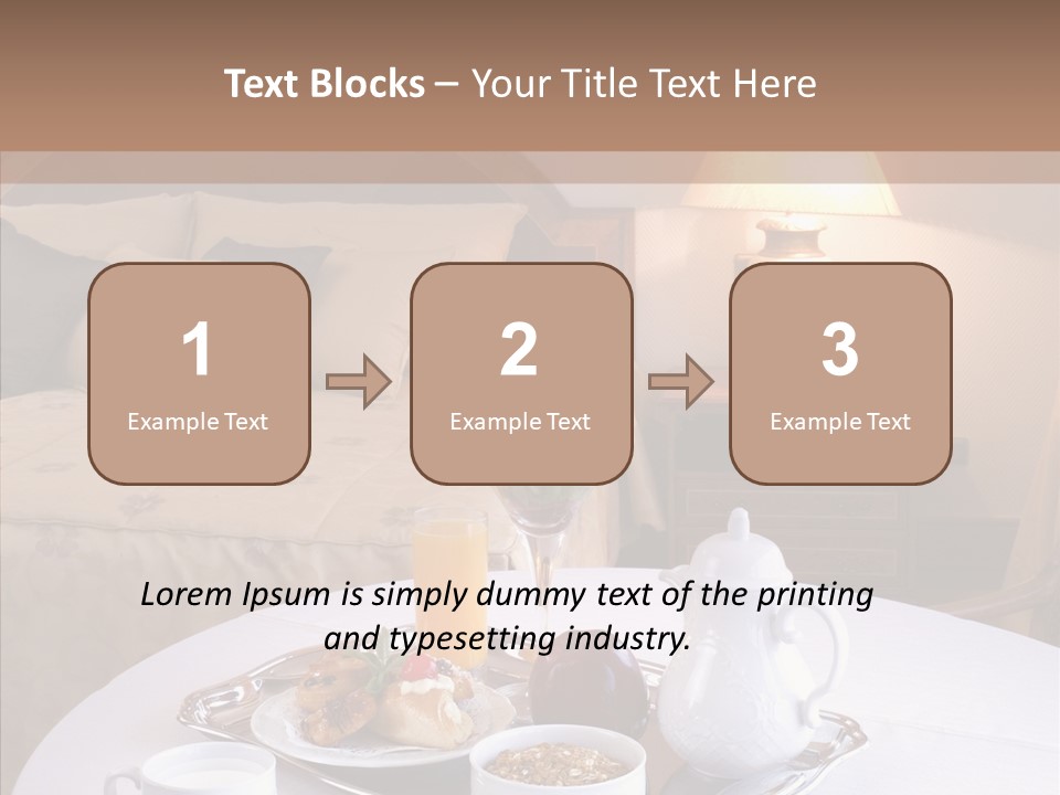 Room Milk Fresh PowerPoint Template