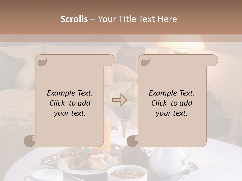 Room Milk Fresh PowerPoint Template