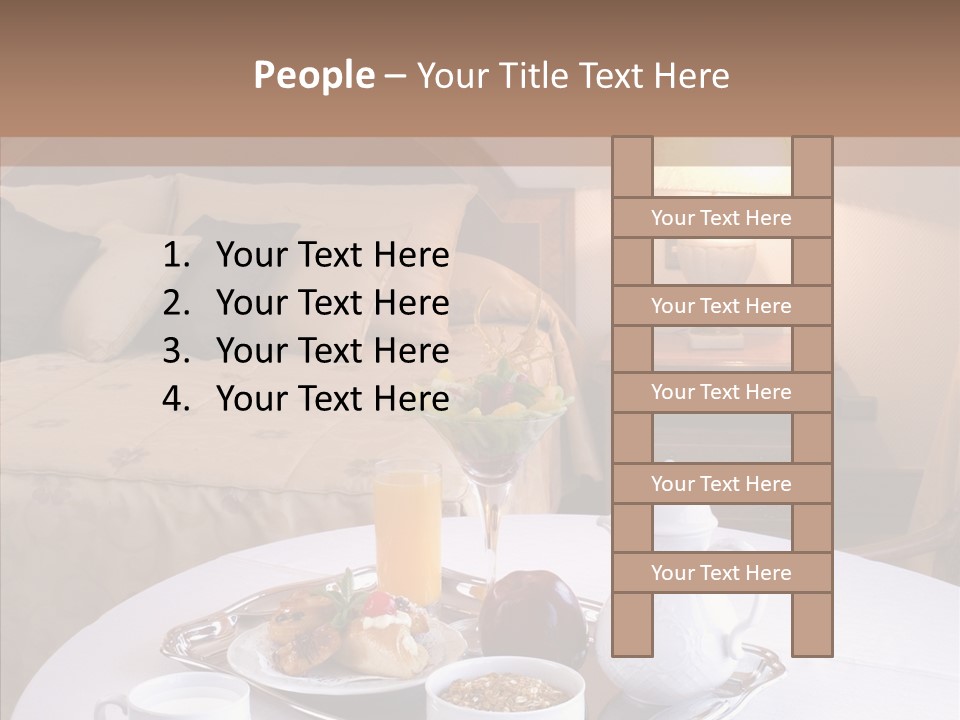 Room Milk Fresh PowerPoint Template
