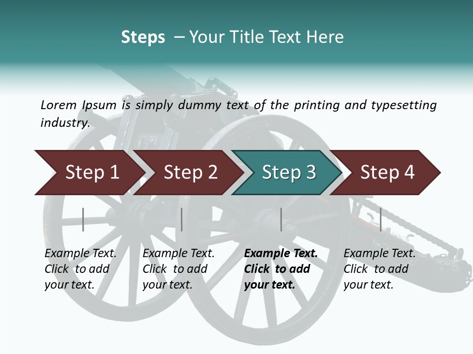 Battle Arms Metal PowerPoint Template