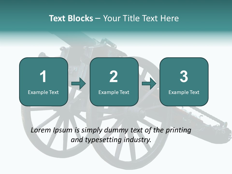 Battle Arms Metal PowerPoint Template