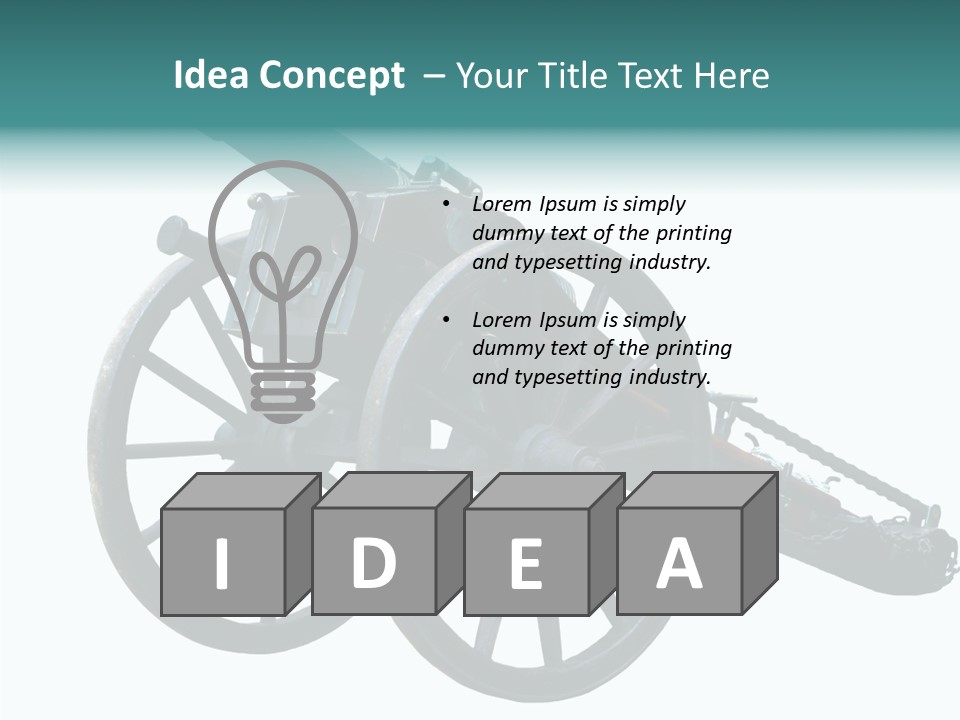 Battle Arms Metal PowerPoint Template