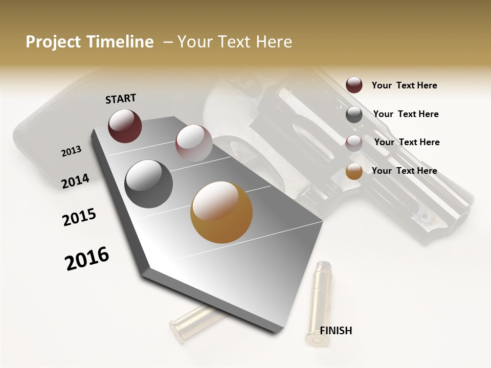 Ammunition Gun Control Home Protection PowerPoint Template