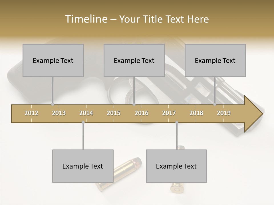 Ammunition Gun Control Home Protection PowerPoint Template