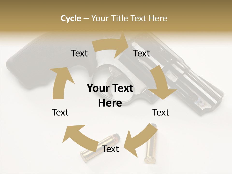 Ammunition Gun Control Home Protection PowerPoint Template
