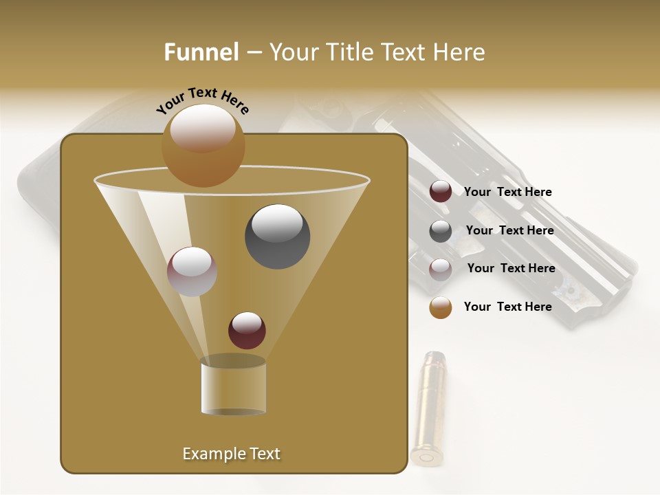 Ammunition Gun Control Home Protection PowerPoint Template