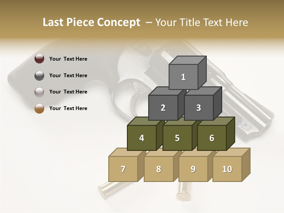 Ammunition Gun Control Home Protection PowerPoint Template