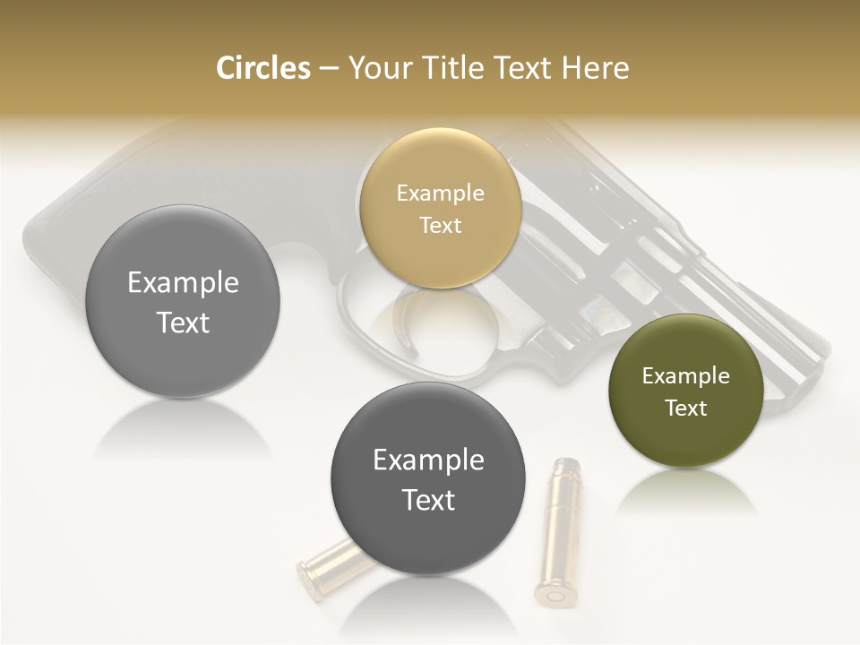 Ammunition Gun Control Home Protection PowerPoint Template