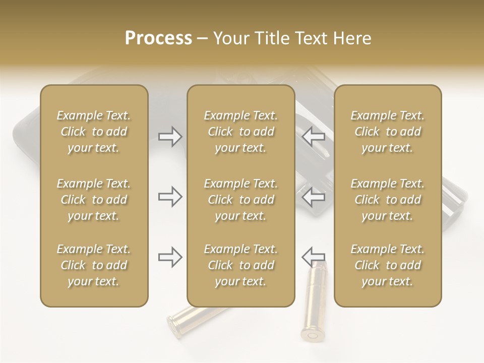 Ammunition Gun Control Home Protection PowerPoint Template
