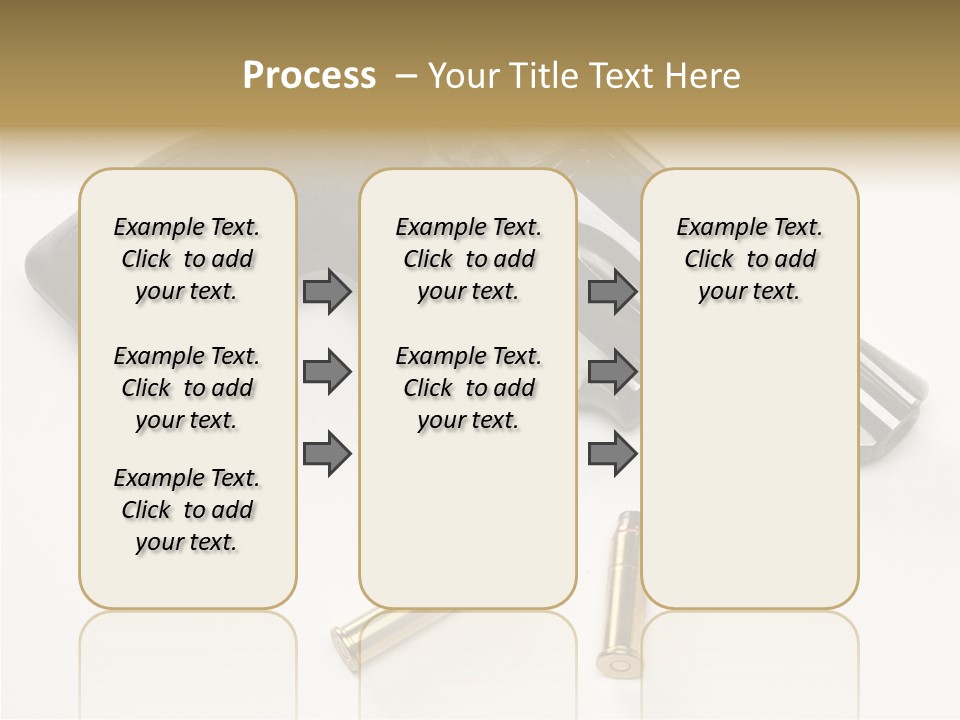 Ammunition Gun Control Home Protection PowerPoint Template