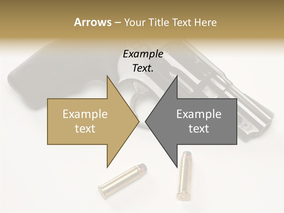 Ammunition Gun Control Home Protection PowerPoint Template