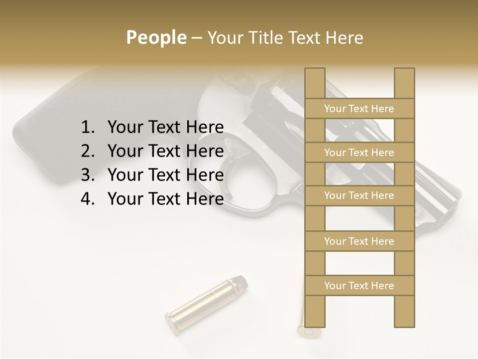 Ammunition Gun Control Home Protection PowerPoint Template
