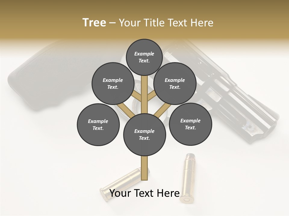 Ammunition Gun Control Home Protection PowerPoint Template