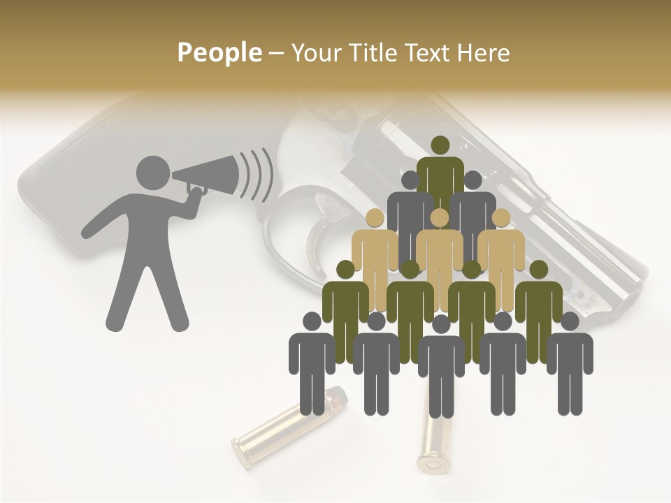 Ammunition Gun Control Home Protection PowerPoint Template