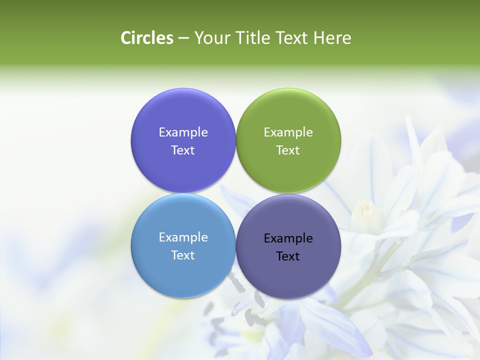 Closeup Springtime Freshness PowerPoint Template