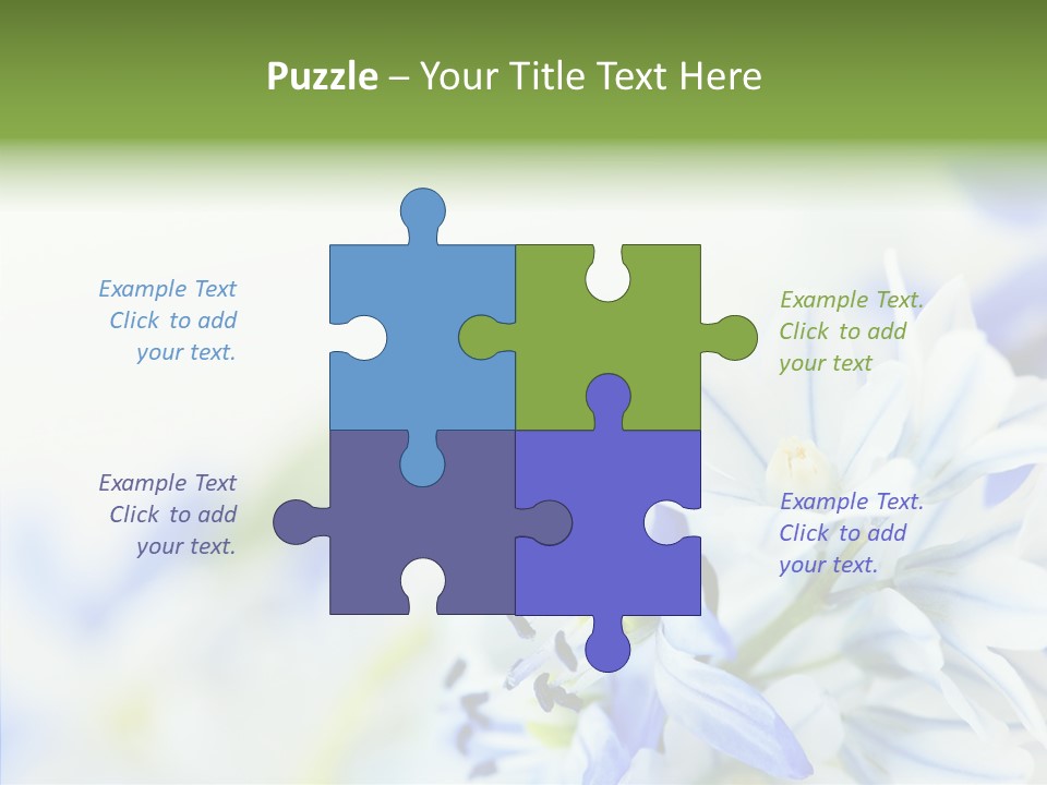 Closeup Springtime Freshness PowerPoint Template