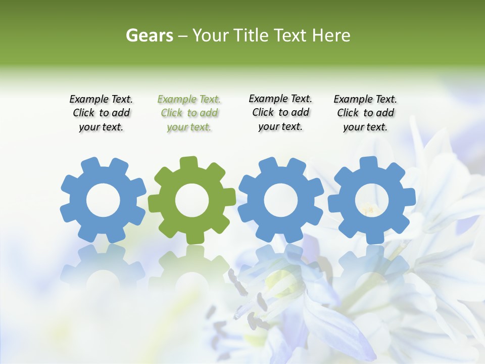 Closeup Springtime Freshness PowerPoint Template