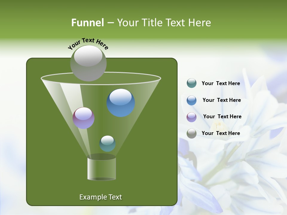 Closeup Springtime Freshness PowerPoint Template