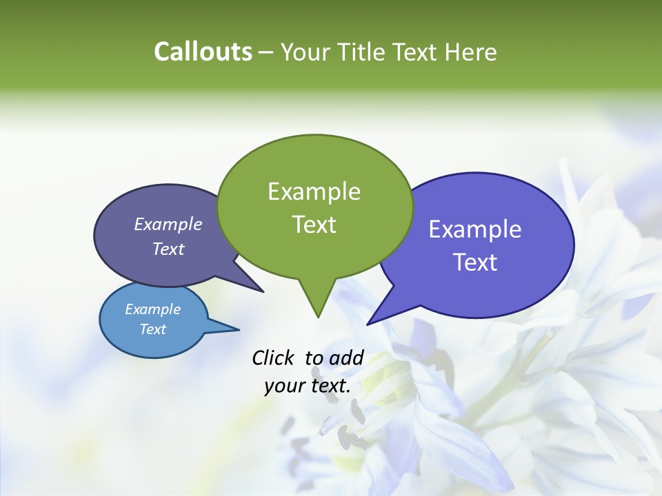 Closeup Springtime Freshness PowerPoint Template