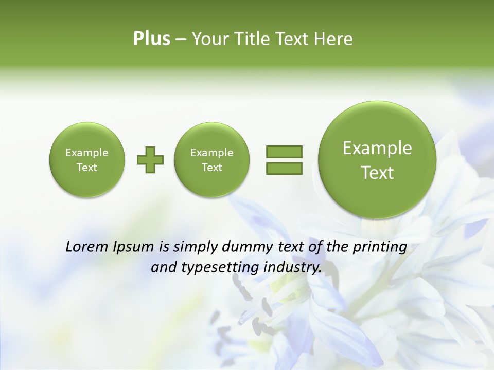 Closeup Springtime Freshness PowerPoint Template