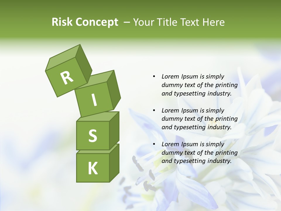 Closeup Springtime Freshness PowerPoint Template