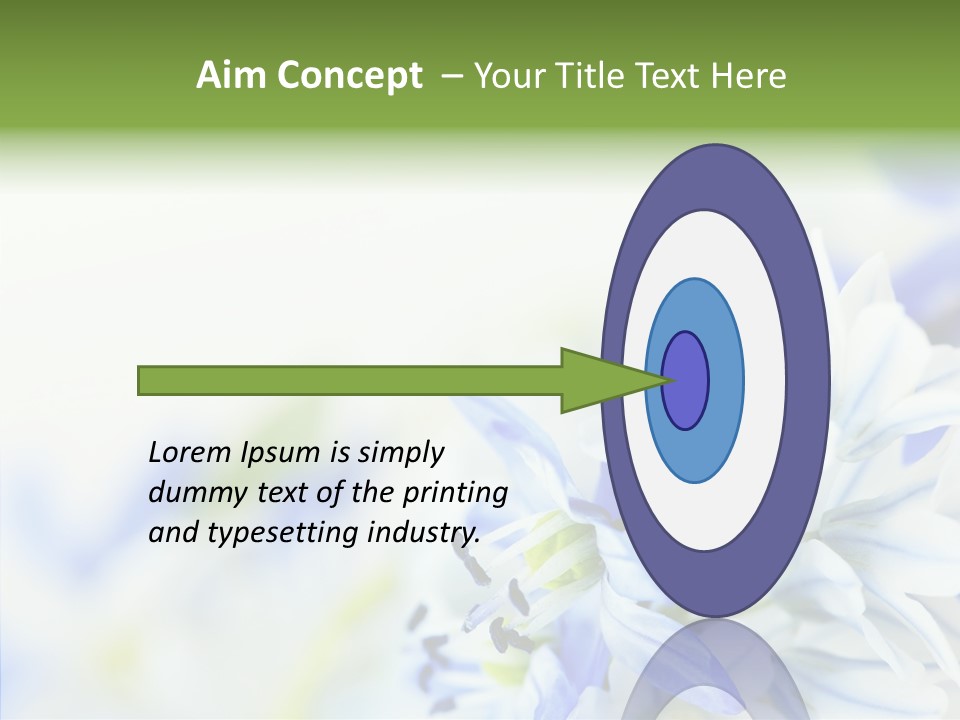 Closeup Springtime Freshness PowerPoint Template