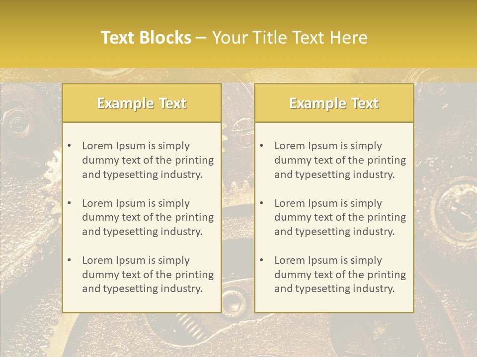 Ancient Steel Flow PowerPoint Template