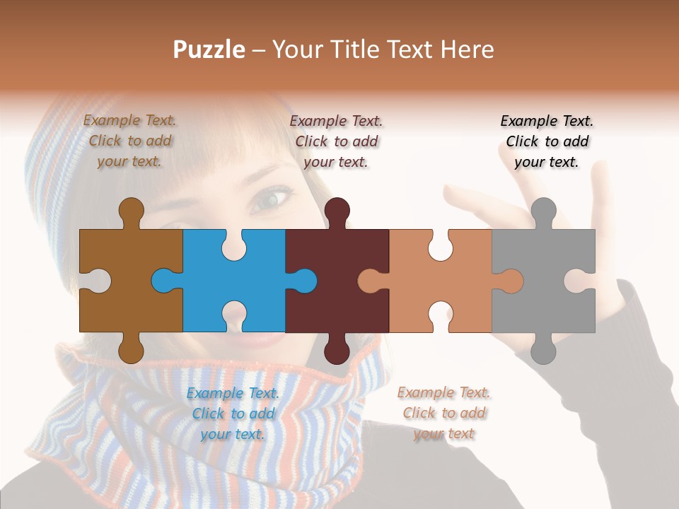 Health Healthy Portrait PowerPoint Template