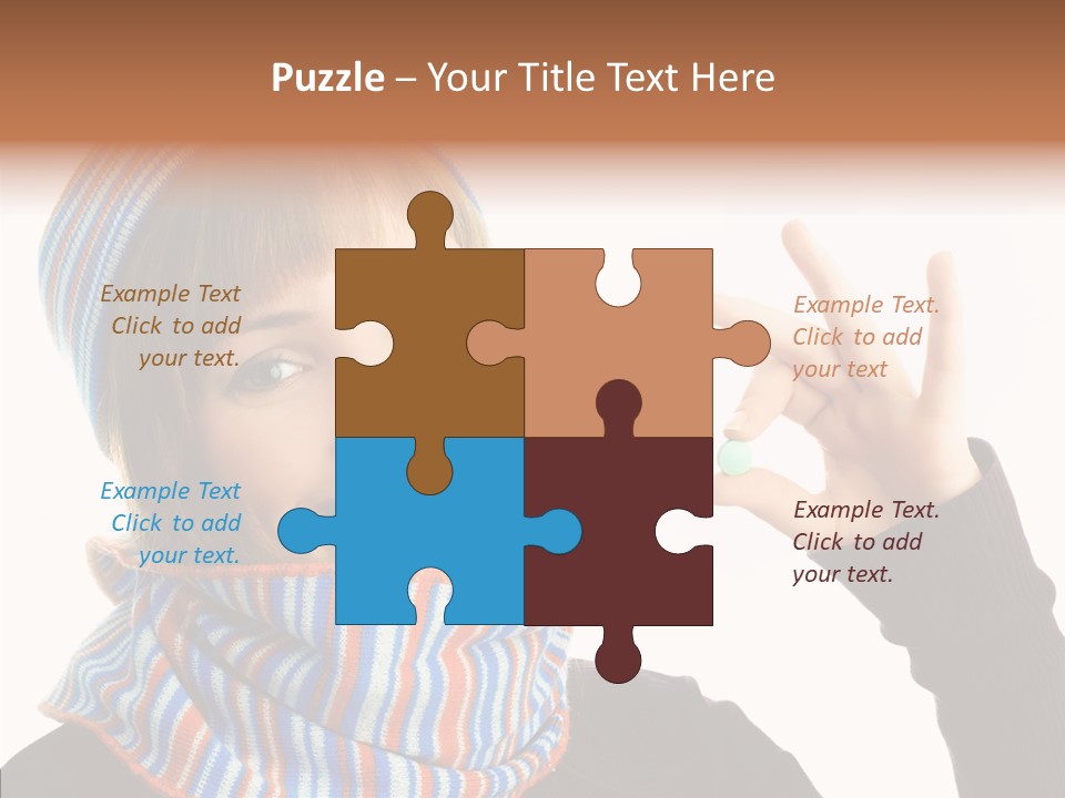 Health Healthy Portrait PowerPoint Template