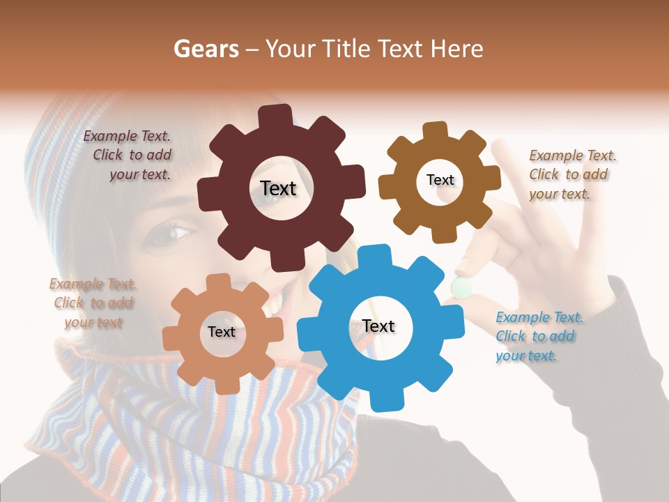 Health Healthy Portrait PowerPoint Template