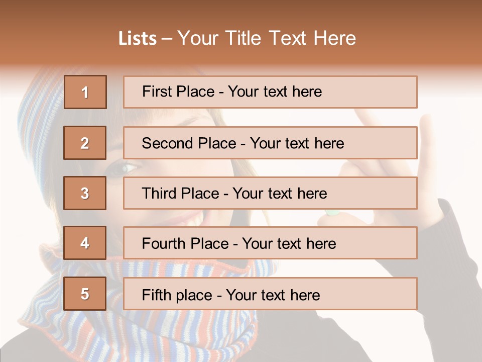 Health Healthy Portrait PowerPoint Template
