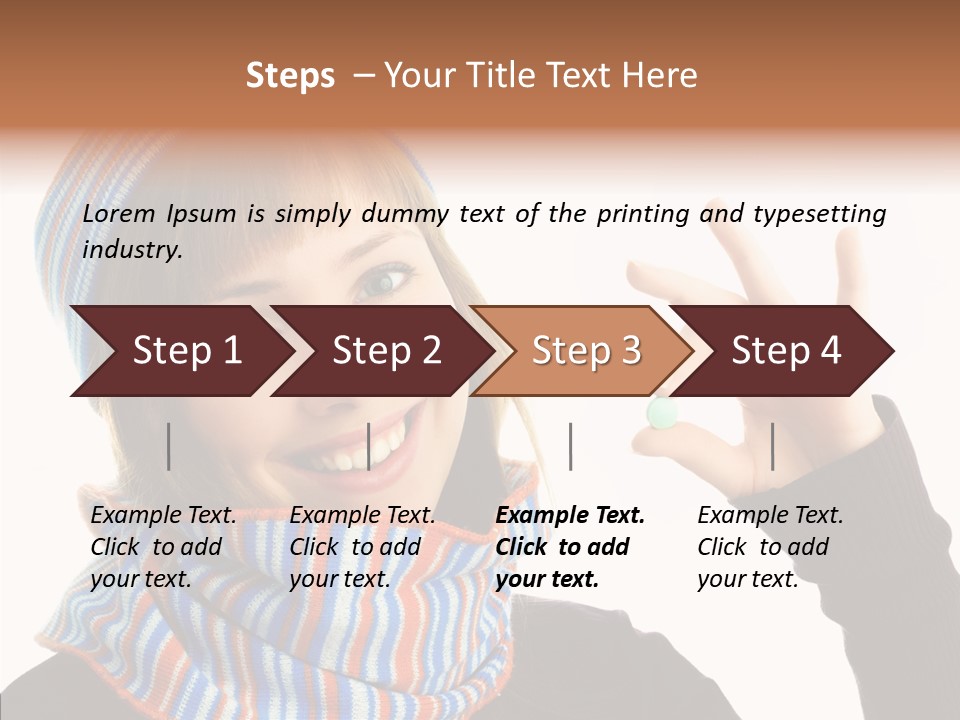Health Healthy Portrait PowerPoint Template