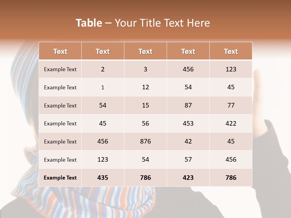 Health Healthy Portrait PowerPoint Template