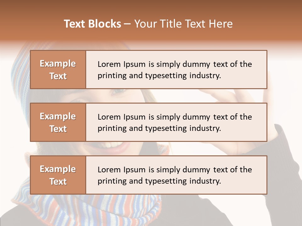 Health Healthy Portrait PowerPoint Template